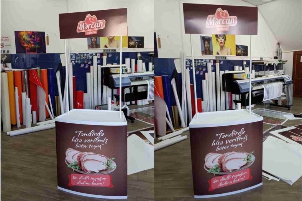 Daddırma stendi - promo table